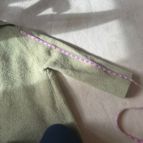 Vintage 1960s Mint Sage Green Coat - Picture 12 of 16